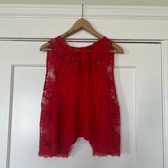 Free People Tied to You Lace Top - Picture 2 of 7